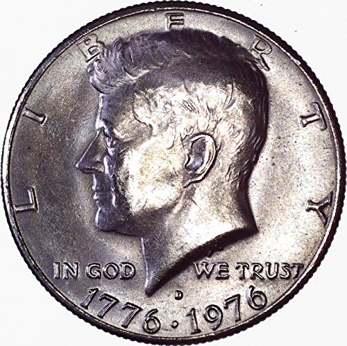 1976 D Kennedy Half Dollar 50c מבריק ללא מחזור