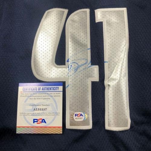 דירק נוביצקי חתום על ג'רזי PSA/DNA DALLAS Mavericks חתימה - גופיות NBA עם חתימה