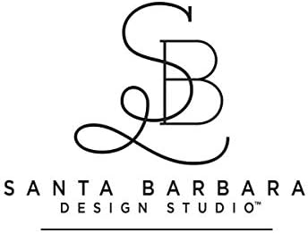 סטודיו לעיצוב סנטה ברברה טהור מלט טהור כיסוי קופסת רקמות פנים, ברכה אותך, 6 H x 6 W x 5.75 D