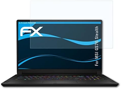 סרט הגנת המסך של Atfolix תואם למגן מסך התגנבות MSI GS76, סרט מגן אולטרה-ברור FX