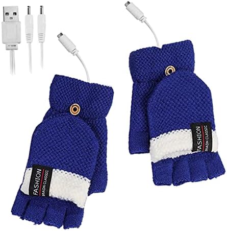 Qvkarw לגברים מתאימים לחורף נשים חמות כפפות כפפות ומחשב נייד בחימום USB ציוד ספורט חורף בגדי קמפינג לנשים
