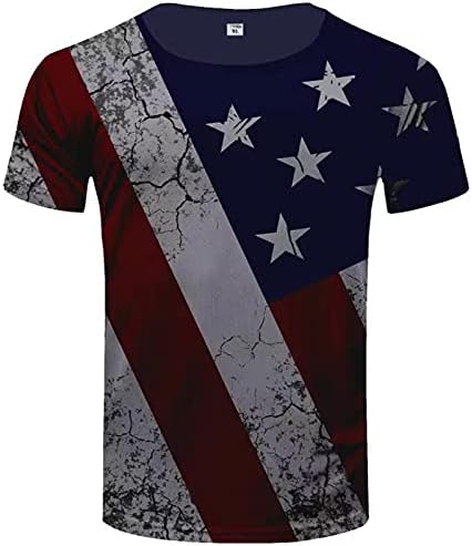 Xxbr 4 ביולי חולצת טריקו פטריוטית לגברים ארהב יום עצמאות חולצה טריק