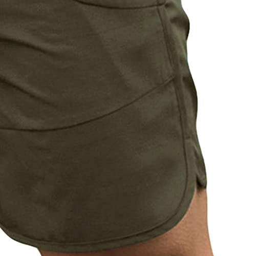 Maiyifu-GJ לגברים מהיר מהיר של מכנסי כושר יבש מכנסיים קצרים משקל קלים פיתוח גוף מפעיל מכנסיים קצרים אימונים אתלטים מזדמנים