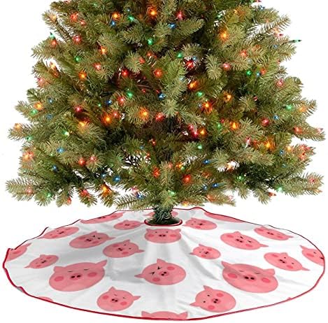 דפוס חזיר חצאית עץ חג המולד תחרה קישוטי חג המולד חג המולד עץ עץ מחצלת קישוט לחג