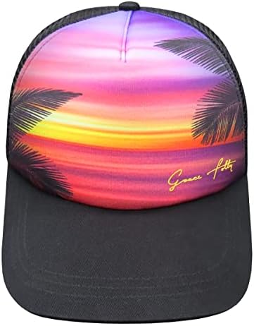כובע משאית קצף של איוולת חן כובע בייסבול רשת Snapback לרשת לגברים או נשים