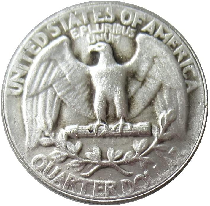 ארהב 25 סנט וושינגטון 1936 מטבע זיכרון מצופה מכסף מטבע זיכרון