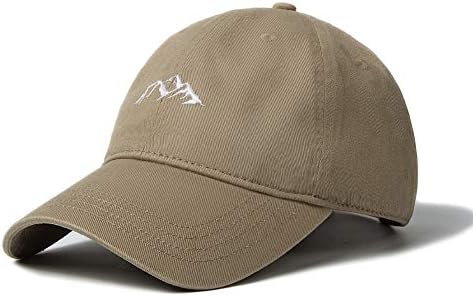 כובע הרים מודרני - כובע כותנה כובע חיצוני - כובע בייסבול רך, קל משקל ונושם