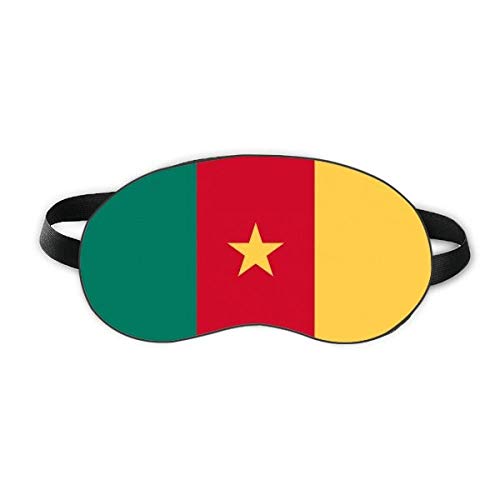 דגל לאומי קמרון אפריקה אפריקה מדינה מגן עיניים שינה רך לילה כיסוי גוון כיסוי עיניים