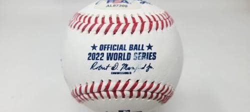 ג'ים מזרן מאק מקינגווייל חתם 2022 אסטרוס סדרה עולמית בייסבול PSA/DNA - כדורי בייסבול עם חתימה