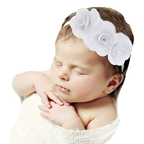 תינוק ניילון סרטי ראש לבן סרטי שיער שיער קשתות גומיות שיער אביזרי עבור תינוק בנות יילוד תינוקות פעוטות ילדים