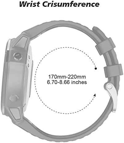 Wikuna 20 22 26 ממ רצועת שחרור מהירה לרצועת Garmin Fenix ​​7 7x 7S Smart Watch להקת Wirstband Strap