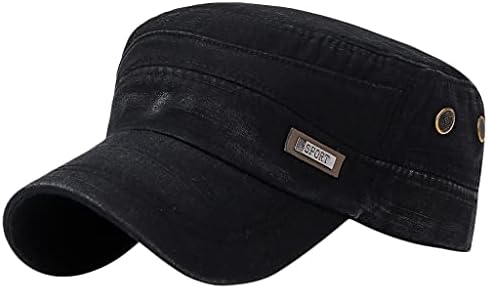 יוניסקס בציר שטף צוער כובע כותנה צבאי כובע ראש שטוח כובע בסיסי ספורט שמש כובע בייסבול כובעי צבא סגנון כובע