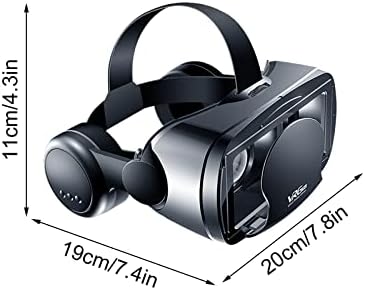 ד7695 ב אוזניות עבור אנדרואיד טלפונים 3 ד מציאות וירטואלית משקפיים עם אוזניות אלחוטיות משקפי עבור איימקס סרטים ומשחקים