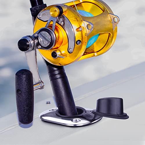 מחזיק מחזיק חור דיג עם מחזיק מוט סומק 15 מעלות עם תוחם PVC ו- GASCKET