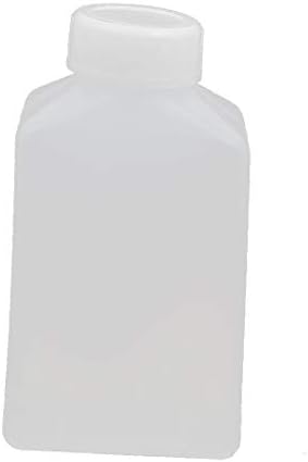 X-DREE 100 מל HDPE בקבוק פלסטיק שקוף DIY בקבוק מרובע W כיסוי (Botella de Plástico Hdpe de 100 ml translúcida diy botella cuadrada con tapa