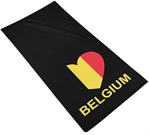 אהבה מגבת כביסה בבלגיה 28.7 X13.8 מטליות פנים סיבי סופר -סיבים סופגים מגבות מגבות