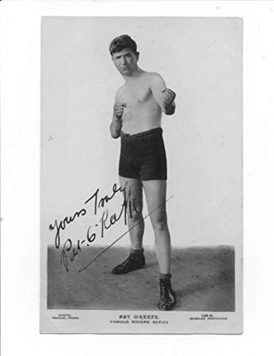 1920 ביגל גלויה פט אוקיף חתימה אותנטי בציר אגרוף אוטומטי-אגרוף לחתוך חתימות
