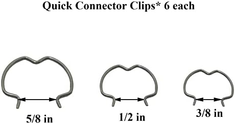 18 PCS 800-801 קטעי מחבר מהירים, 6-3/8 '', 6-1/2 '', 6-5/8 '', קטעי קו קורר שידור, 3 גודל שונה