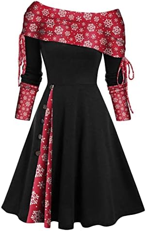 שנות ה -60 שנות ה -60 לשמלה לנשים פולקה נקודה רטרו סגנון וינטג 'שמלת נדנדה מסיבת קוקטייל קוקטייל נשף שמלות תה ללא שרוולים