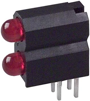 מחוון לוח LED מעגל LED מחוון מעגל LED מחוון 2 מחוון אדום מפוזר אדום, כהה 1.7V 2MA - - דרך חור, זווית ימנית