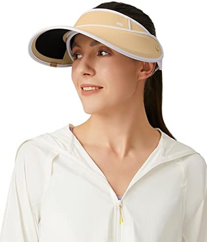 כובע מגן ספורט עם למעלה מ-50 + הגנה מפני שמש מלאה ושוליים מתכווננים