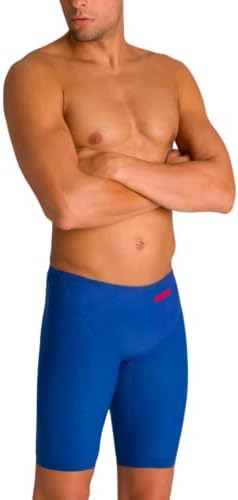 Arena Powerskin Glide Glide עמיד שחייה עמידה לגברים בגד ים מירוץ תחרותי - בגדי ים אימונים אתלטיים