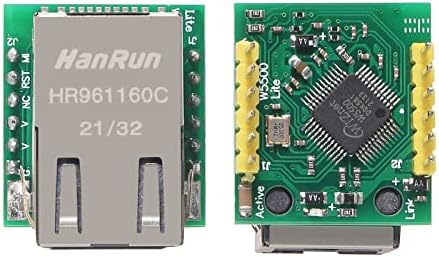 ACEIRMC 3PCS W5500 SPI ל- LAN Ethernet Network Module TCP IP STM32 ממשק 3.3V 5V עבור Arduino Wiz820io RC5