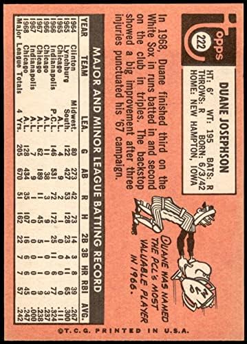 1969 Topps 222 Duane Josephson Chicago White Sox NM/MT White Sox
