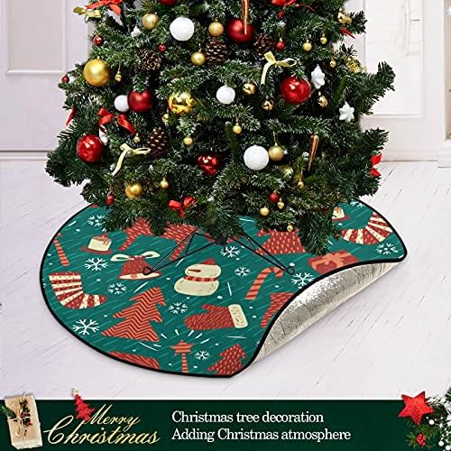 שיגואה אלמנטים של חג מולד שמח מחצלת עץ עץ חג המולד 28.3 אינץ