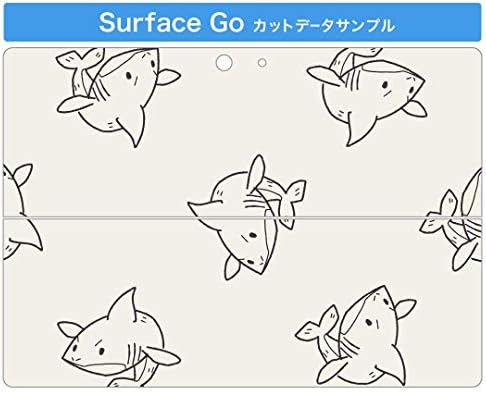 כיסוי מדבקות של Igsticker עבור Microsoft Surface Go/Go 2 עורות מדבקת גוף מגן דק במיוחד 010707 יצור ים כריש