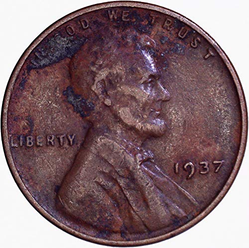 1937 Lincoln Weat Cent 1c Fair