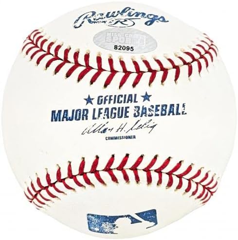 ארתור רודוס חתימה על חתימה רשמית MLB בייסבול סיאטל מארינרס MCS HOLO 82095 - כדורי בייסבול עם חתימה