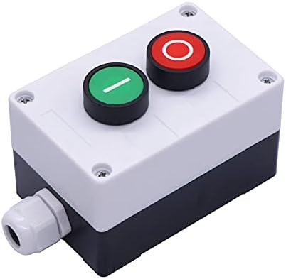 IENYU AC 660V 10A רגעי קלט/פלט שלט ירוק אדום NO NC לתחנת כפתור לחצן