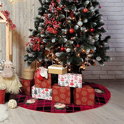 חצאית עץ חג המולד משובצת חג המולד עץ חג המולד עץ חג המולד 30 x30 מחצלת עץ חג המולד חצאית עץ חג מולד שמח לבית חופשה מקורה מסיבת עיצוב חיצונית חג המולד