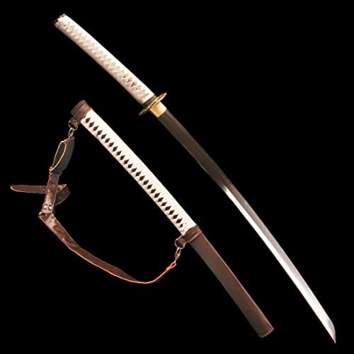 SJ Shi Jian בעבודת יד את המתים המהלכים של מיכון חרב קטאנה חימר מוטב