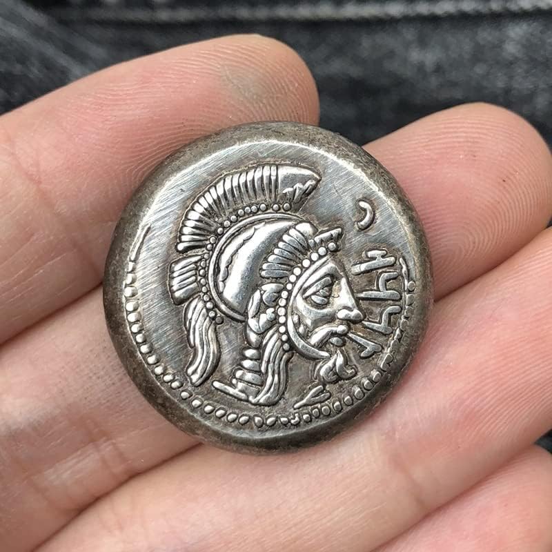 מטבעות רומאים פליז מכסף מלאכות עתיקות מצופות מטבעות זיכרון זרות בגודל לא סדיר סוג 4