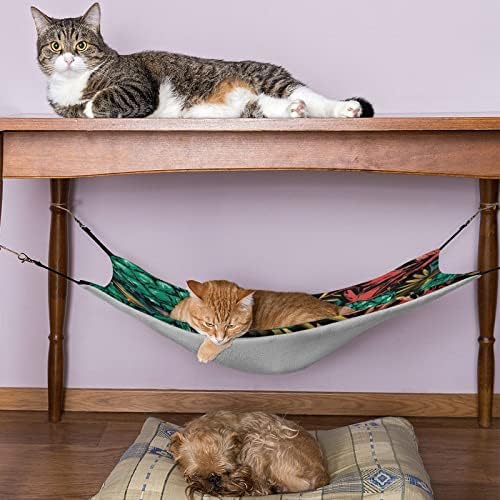חתול מיטת ירוק אננס לחיות מחמד כלוב ערסל לנשימה תליית מיטת עבור חתלתול גור ארנב החולדה 16.9 איקס 13