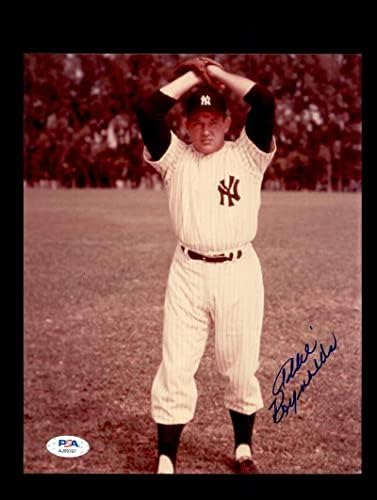 Allie Reynolds PSA DNA חתום 8x10 Photo Yankees חתימה - תמונות MLB עם חתימה