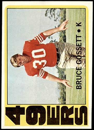 1972 Topps 189 Bruce Gossett San Francisco 49ers NM 49ers Richmond