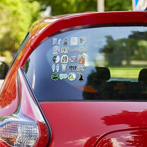 20 PCS מדבקות אורזות את הקוסם אטום למים ויניל של מחשב נייד עוז אסתטי בצבע אסתטי בקבוק פגוש מכונית מכונית מכונית סקייטבורד
