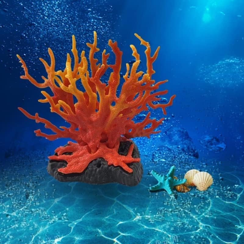 Batrc syxysm קישוט אלמוגים צבעוני דגים אקווריום קישוט מלאכותי אלמוגים מיכל אלמוגים שונית אלמוגים נוף סלעי