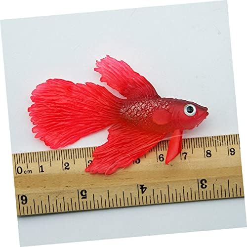עיצוב בוטני של Hohopeti קישוט דגים טרופי זוהר בדגים הכהים דג דגים דג דג