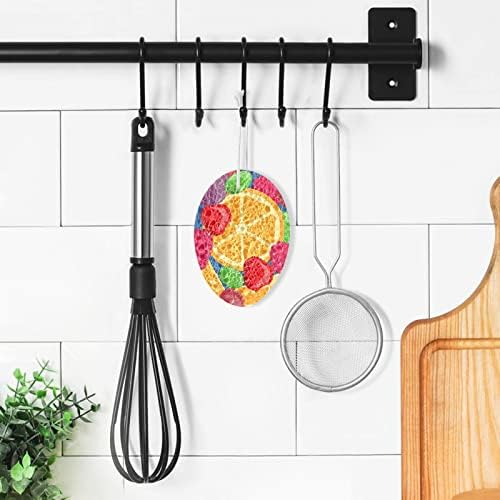 דפוס פרי דפוסי פירות של סוזי ספוג ספוג קרצוף רב-שימושי לניקוי כלים לשטיפת מטבח וחדר אמבטיה