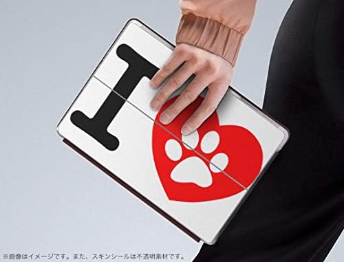 כיסוי מדבקות Igsticker עבור Microsoft Surface Go/Go 2 אולטרה דק מגן מדבקת גוף עורות 000921 לב כלב