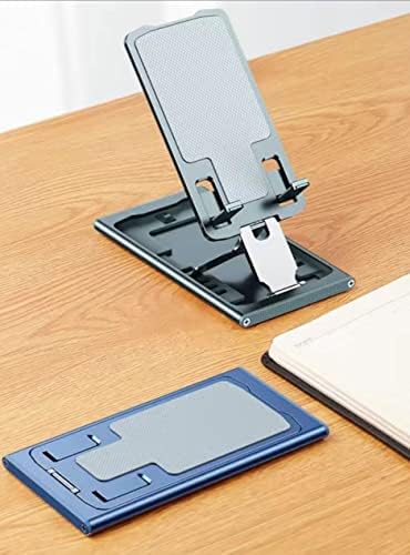 LADUMU שולחן עבודה מחזיק טלפון סלולרי אלומיניום סוגר סגסוגת סגסוגת שולחן עבודה מקורה מתנות לתמיכה במשרד קל לשימוש לשולחן העבודה בגודל קטן