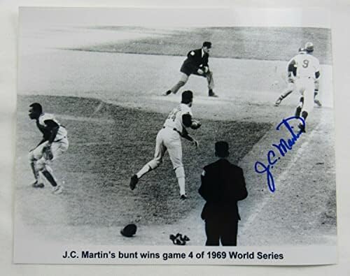 J.C. מרטין חתום על חתימה אוטומטית 8x10 תמונה I - תמונות MLB עם חתימה