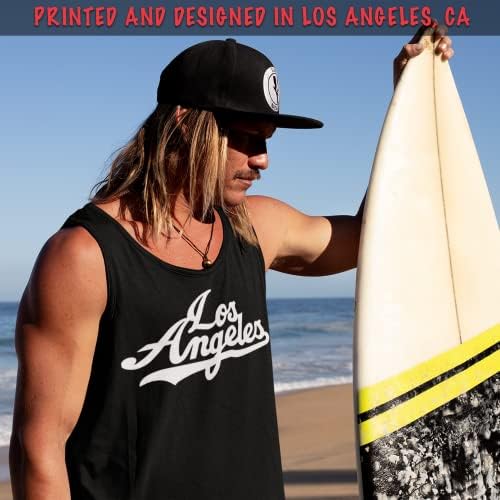 Shirtbanc מקורי מקורי לוס אנג'לס מכתבים גברים גופית גופית קליפורניה אהבה טי טי