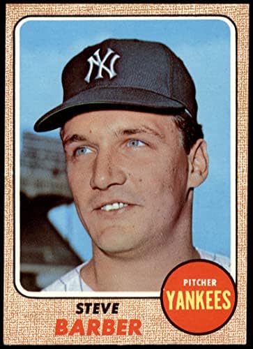 1968 Topps 316 סטיב ברבר ניו יורק ינקי NM/MT Yankees