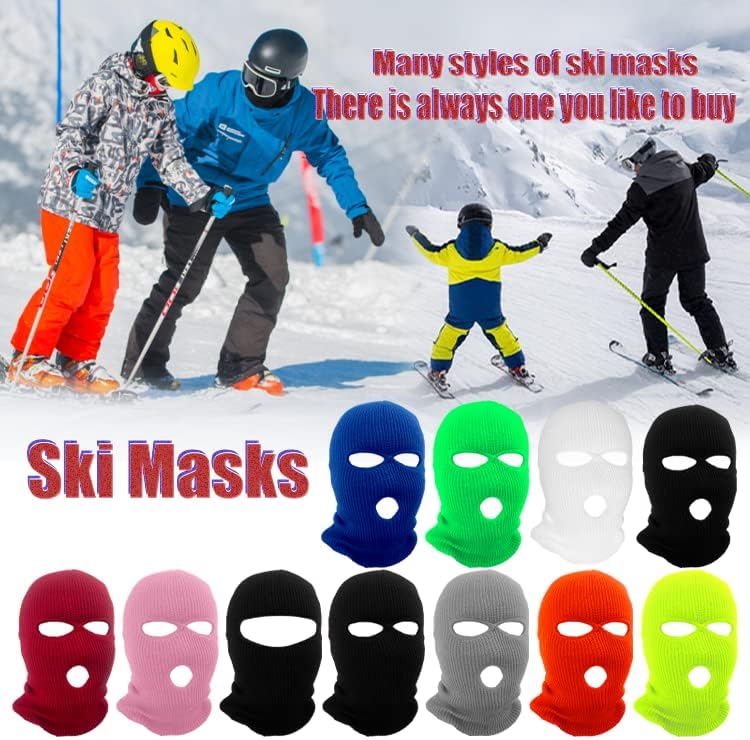 מסכת סקי 3 חור כפה סקי-סקי בלקלאבה סרוגים גברים ונשים ילד וילדה