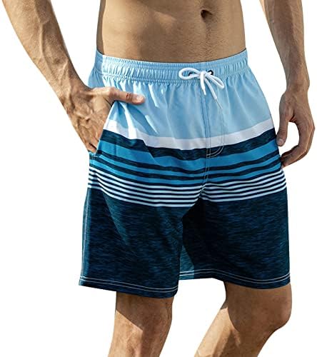 מכנסיים קצרים של לוח הגברים בגדי ים ללא תוחם רשת מהיר יבש נופש לחופשת חוף הים הוואי